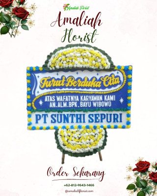Papan Bunga Duka di Mayang Mangurai