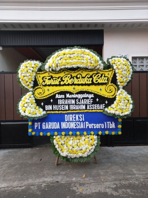 Papan Bunga Duka di Mayang Mangurai