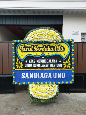 Papan Bunga Duka di Mayang Mangurai